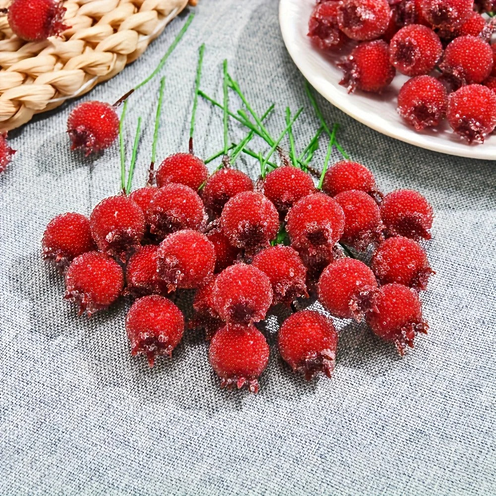 12pcs Artificial Pomegranate Berries flower For Home Decor