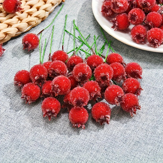 12pcs Artificial Pomegranate Berries flower For Home Decor