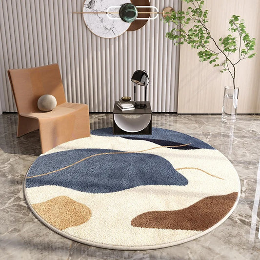 Light Luxury Lounge Round Rug