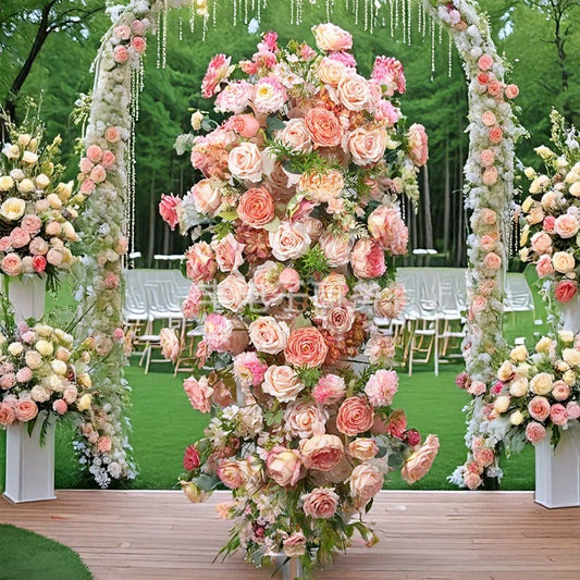 Wedding Atmosphere Make100x45CM Artificial Flower For Home Decor